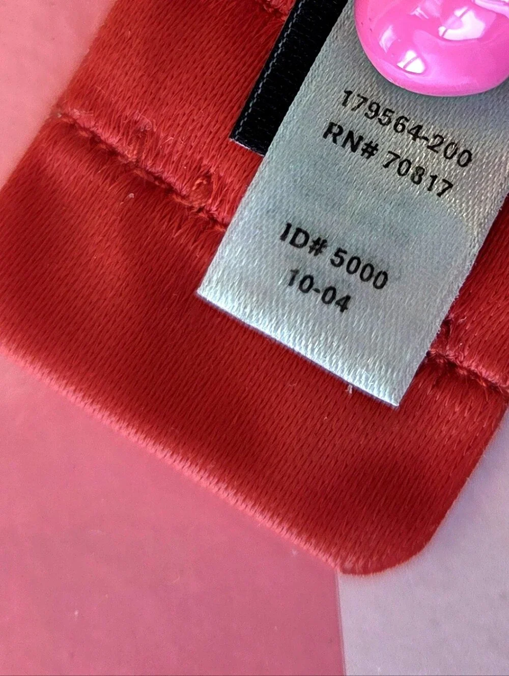 Victoria's Secret Chantal Thomass VTG Lingerie Bra NWOT Red Lace Stripes RARE